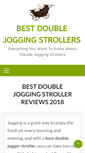 Mobile Screenshot of doublejoggerstrollerreviews.com
